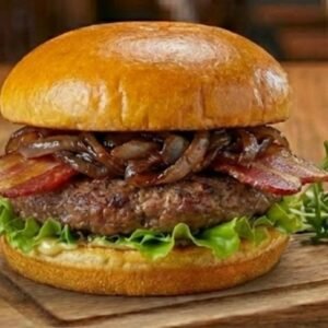 Smashed Burger Bacon